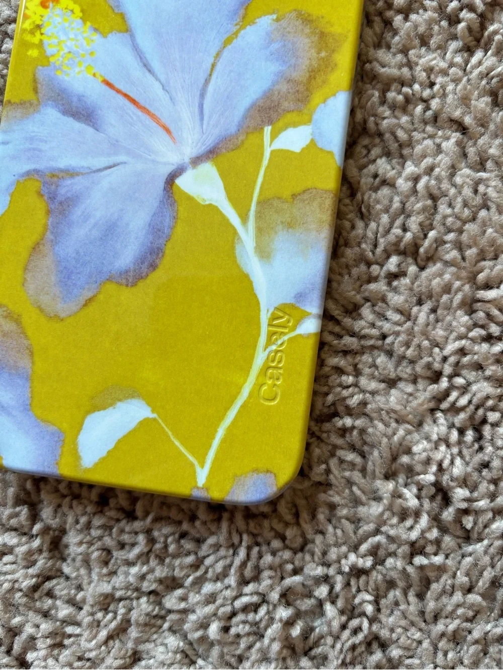 CASELY Yellow Floral iPhone Case - iPhone 15 Plus